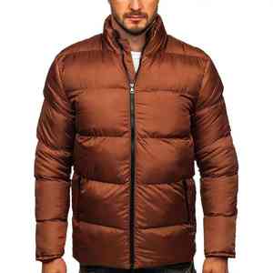 Chaqueta acolchada personalizada para hombre, material suave, patrón acolchado elegante, interior cálido y protección duradera para prendas de vestir exteriores - Product Image 2