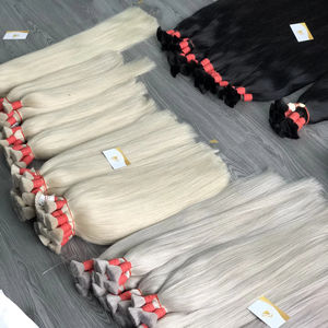 Venta al por mayor de extensiones de cabello humano de grado Remy ruso vietnamita paquetes a granel envío gratis peluca India cruda modelo precio al por mayor - Product Image 3