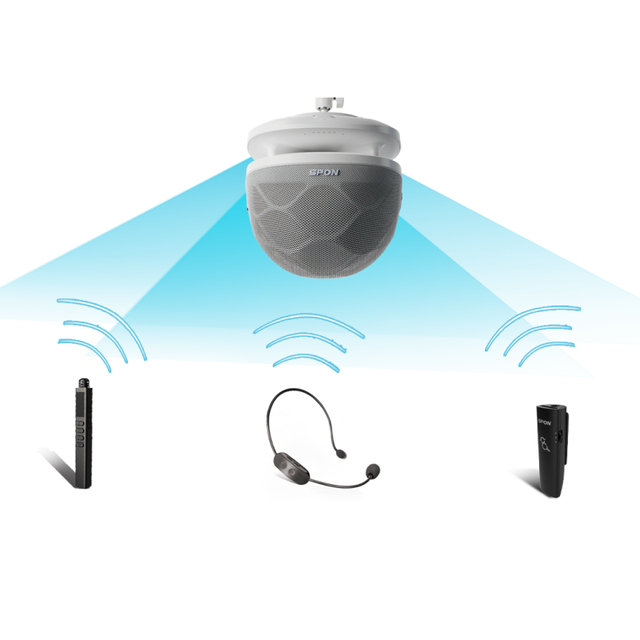Voice Amplifier Wireless Microphone Classroom Speaker for Teachers Audio Conference Room Speaker Trainer Speaker and Microphone