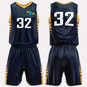 Uniforme de Baloncesto Hecho en Pakistán, Camiseta de Equipo y Pantalones Cortos de Sublimación, Uniforme de Baloncesto con Color Personalizado - Product Image 3