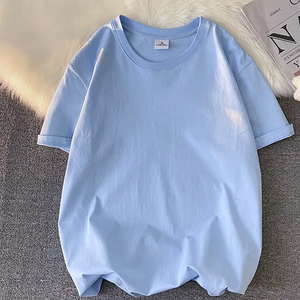 Camisetas personalizables de manga corta para hombre y mujer, suministro directo de fábrica, cuello redondo, secado rápido, ligero, de gran tamaño - Product Image 4