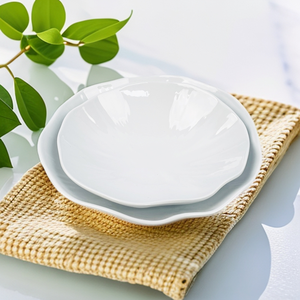 Nhà Hàng Tự Chọn Khách Sạn Hình Dạng Không Thường Xuyên Melamine Tấm Không Thể Phá Vỡ Trái Cây Món Salad, Bán Buôn Bền Phục Vụ Bộ Đồ Ăn - Product Image 4