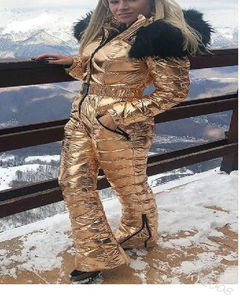 Combinaison de ski unisexe pour adultes, taille XL, imperméable, coupe-vent, respirante, fermeture éclair, vêtements de neige, snowboard simple ou double, taille plus - Product Image 5