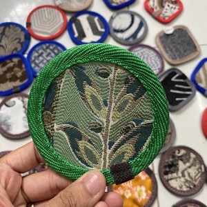 HANDMADE LEATHER <b>TEACUP</b> COASTER <b>SET</b> PRODUCT - BEST PRODUCT WITH HIGH QUALITY MADE IN VIETNAM - Product Image 1