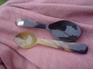 Cuchara de Servir Clásica Ecológica de Cuerno de Búfalo Natural, Cuchara de Cuerno Genuino para Restaurante, Hogar, Regalo de Boda, Cubertería de Mesa - Product Image 2