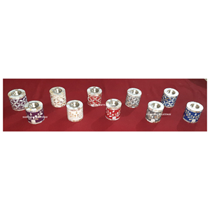 Attrayant nouveau fait à la main de haute qualité article nacre incrustation mélange couleur forme ronde Bakhoor brûleurs pour décorations - Product Image 1