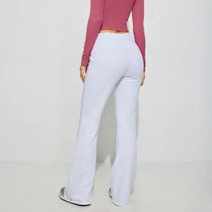 2025 pantalones holgados de talla grande para mujer, pantalones Cargo informales de cintura alta de longitud larga, pantalones multibolsillos, oferta de verano, cintura elástica - Product Image 2