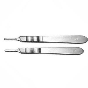Manche de scalpel chirurgical en acier inoxydable, instrument médical réutilisable, outil de coupe pour chirurgie orthopédique, vétérinaire et générale - Product Image 5