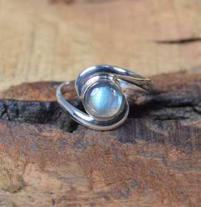 Solid 925 Sterling Silver <b>Ring</b> Labradorite Gift for wedding - Product Image 2