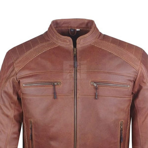 Top Selling Wholesale Rate Leather Motorbike <b>Racing</b> <b>Jacket</b> With Top Stitching Genuine Leather Material Motorbike <b>Jackets</b> - Product Image 6