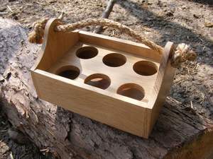 Porte-œufs en bois de haute qualité avec un design compatible lave-vaisselle pour une utilisation à la ferme, en cuisine, sur le marché - Style moderne et luxueux - Product Image 5