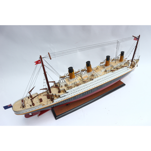 HANDICRAFT TITANIC PAINTED 80CM <b>LENGTH</b> - READY ASSEMBLED CRUISE SHIP MODEL for HOME DECORATION - Product Image 5