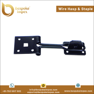 Tùy chỉnh kích thước 100 mét thép nhẹ cổng dây Hasp & STAPLE Epoxy Đen kẽm mạ hàng đầu được liệt kê Ấn Độ người bán khóa xi lanh - Product Image 2