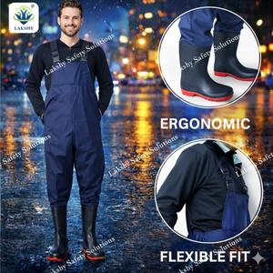 Tous types de waders de pêche avec poche réglable en PVC - Product Image 2