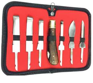 Cuchillo para pezuñas, herramienta herradora para recortar caballos USA - CHAN TARA Cuchillo equino profesional para cuidado de pezuñas y tratamiento de cojeras - Product Image 1