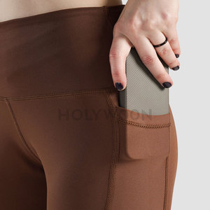 Leggings de Yoga de Cintura Alta, Estilo Moderno, Secado Rápido, Elásticos, de Spandex/Poliéster, Ideales para Entrenamiento y Ejercicio para Mujer - Product Image 5