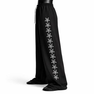 Pantalones deportivos holgados para hombre, pantalones deportivos informales de pierna ancha, pantalones urbanos de hip hop, pantalones informales de moda - Product Image 4