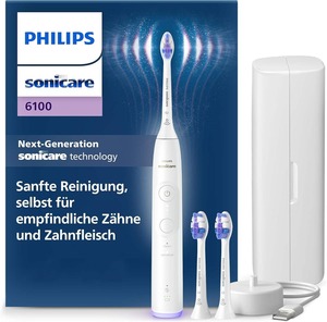 Philips Sonicare Expertclean 7300แปรงสีฟันไฟฟ้า HX9611/19พร้อมด้วยเทคโนโลยีเสียงชุดควบคุมความดัน2ชิ้นสีขาว - Product Image 6