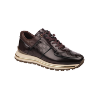 Zapatos Deportivos Voyager M157 para Hombre, de Cuero Genuino, con Cordones, para Otoño/Invierno, con Espuma Viscoelástica, Antideslizantes, para Caminar al Aire Libre, Color Negro