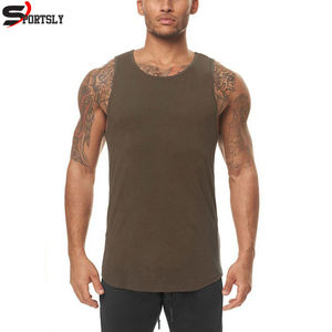 Haute qualité en gros hommes décontracté écologique séchage rapide respirant coton débardeur vêtements de sport sans manches Fitness Streetwear - Product Image 6