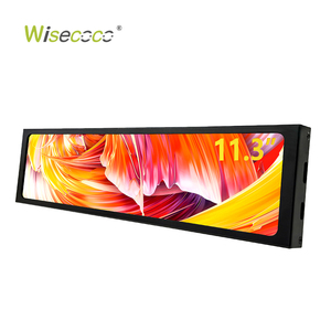 จอแสดงผลแบบพกพา Wisecoco ขนาด 11.3 นิ้ว FHD IPS รูปทรงยาว ความละเอียด 1920*440 สำหรับเคสคอมพิวเตอร์ PC รองรับ <span class=keywords><strong>Aida64</strong></span> - Product Image 1
