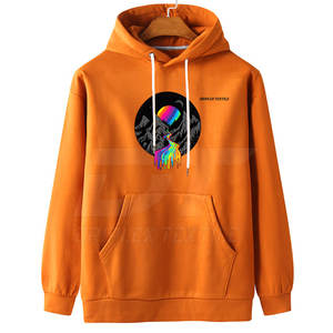 Pull à capuche grande taille OEM pour hommes, vêtements décontractés, sweats à capuche pour hommes à usage extérieur, vente en gros - Product Image 1