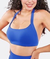Soutien-gorge de sport léger, écologique, sans coutures, respirant, à maintien élevé, bretelles entièrement ajustables, couvrance totale, coussinets amovibles