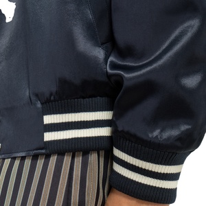 Service OEM Coupe-vent personnalisé pour hommes, vestes brodées en satin, meilleure vente, veste universitaire confortable pour hommes - Product Image 5