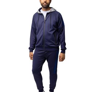 Chándal con cremallera personalizado de alta calidad para hombre, talla personalizada, 450 g/m², transpirable, mejor diseño, chándal deportivo liso con cremallera para hombre - Product Image 6