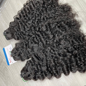 Paquetes de cabello crudo vietnamita alineados con cutícula Extensiones de cabello humano Cabello rizado birmano Texturas de tendencia caliente - Product Image 3