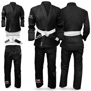 Kimono de Jiu-Jitsu brésilien pour enfants, blanc, 280 g/m², tissage perlé, coton pré-rétréci, débutant, logo personnalisé, uniforme d'arts martiaux - Product Image 5