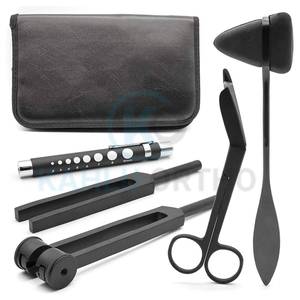 Juego de evaluación y diagnóstico de martillo de percusión Kit de martillo neurológico, Kit de martillo neurológico de 5 piezas de KAHLU ORTHOPEDIC - Product Image 1