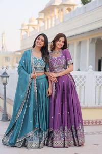 Último diseñador más tendencia llegada Super calidad Lehenga Choli para mujeres ropa de fiesta Georgette Lehenga Choli para fiesta de mujeres - Product Image 2