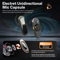 Megafon Nirkabel Portabel M29 Mikrofon Ganda Nirkabel Portabel Mikrofon Lavalier Penguat Suara Pengajar