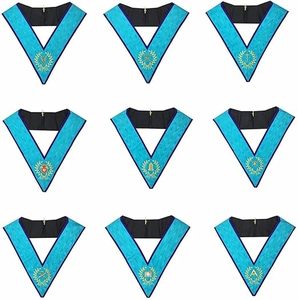 Worshipful Master Scottish Rite Regalia Set Tablier et étui Royal Arch Full Dressed Collar OEM Serviced - Product Image 2