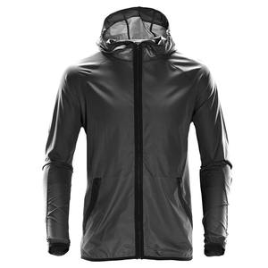 Chaqueta Impermeable Ligera de Alta Calidad Color Negro para Exteriores, Chaqueta de Lluvia para Senderismo con Capucha Ajustable - Product Image 1