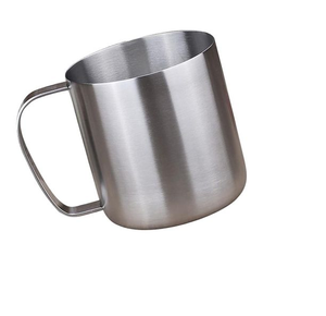 Tasse en acier inoxydable la plus exigeante avec motif imprimé Tasse à café à grande lèvre à la main au meilleur prix - Product Image 4