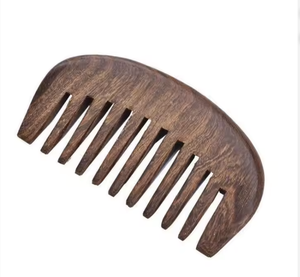 Peine para piojos de madera hecho a mano Peine de madera natural para hombres y mujeres Niñas Cuidado del cabello Desenredar - Product Image 3