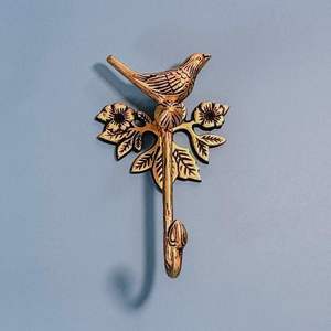 <b>Nautical</b> Brass Antique Bird Hook Handcrafted & Solid Brass New Collection Home Designer hook Holder Item - Product Image 6