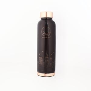 High Quality Hammered Copper Water <b>Bottle</b> for Yoga & Ayurveda Stylish Logo Design Quality Finish for <b>Travelling</b> Parties India - Product Image 1