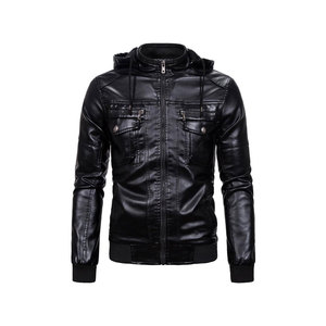 Leather Motorcycle <b>Jacket</b> Leather <b>Racer</b> Black Leather <b>Jacket</b> for Men - Product Image 3