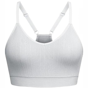 Vente en gros soutien-gorge de sport sans coutures pour femmes soutien-gorge d'athlétisme de qualité supérieure pour l'entraînement et la course logo personnalisé respirant Service OEM - Product Image 6