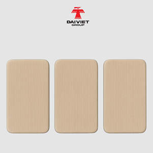 Panel decorativo de carbón de bambú de PVC, borde liso, ignífugo para salas de estar, densidad de 17mm, 0,55g/cm3, 1220x2440mm - Product Image 3