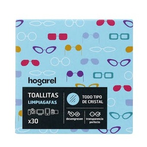 Hogarel Lot de 30 lingettes nettoyantes pour lunettes - Product Image 2