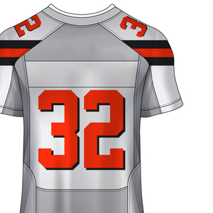 Camiseta de fútbol universitario americano para hombre personalizada de la mejor calidad para hombre diseño OEM de manga corta a la venta camiseta de fútbol americano - Product Image 3