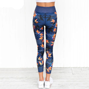 <b>Women's</b> <b>Winter</b> Seamless Yoga <b>Leggings</b> with Mid Waist Custom Logo & Color Polyester/Cotton Fabric-OEM Service - Product Image 2