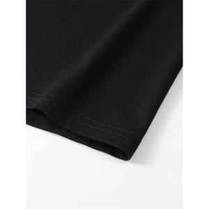 Camiseta informal de manga corta para hombre más vendida 100% algodón secado rápido transpirable diseño de cuello redondo 200 gramos patrón sólido para adultos - Product Image 3