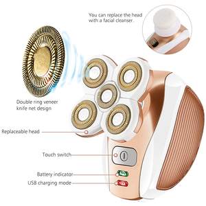 Cuchillas de Repuesto Flotantes 4D para Depiladoras Eléctricas de Mujer, Cabezales de Repuesto para Depilación en el Área del Bikini - Product Image 3