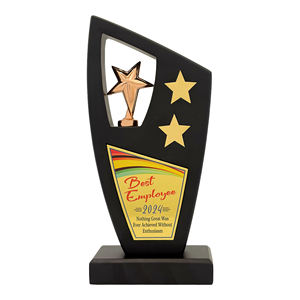 Trophée en bois de haute qualité meilleur trophée Médaille élégante pour les événements d'entreprise - Product Image 2