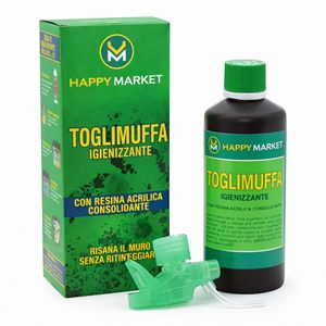 Spray anti-moisissure 500 ml pour murs intérieurs, dégraissant et éliminateur de moisissures à base de résine acrylique pour salle de bain et cuisine, élimine les halos de moisissure - Product Image 1